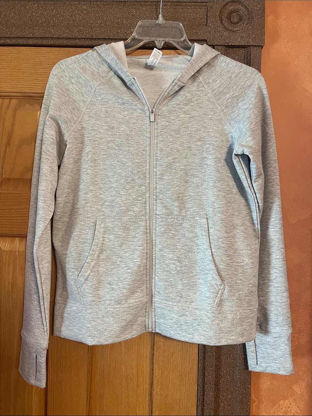 Yogalicious Light Gray Women’s Zip Hoodie